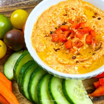 Spicy Roasted Red Pepper & Feta Dip Recipe