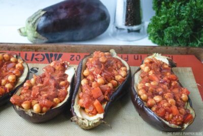 Stuffing the Eggplants