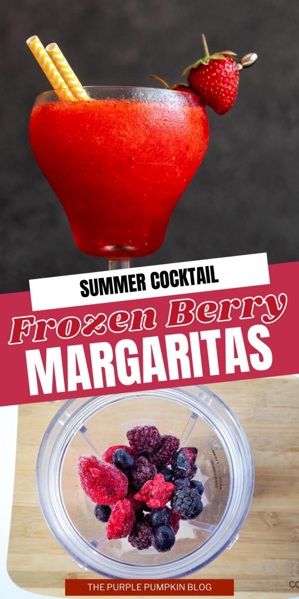 Summer Cocktail - Frozen Berry Margaritas