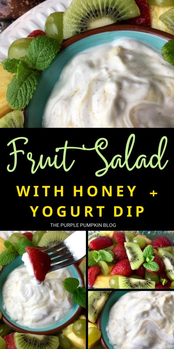 Summer Fruit Salad with Honey-Yogurt Dip