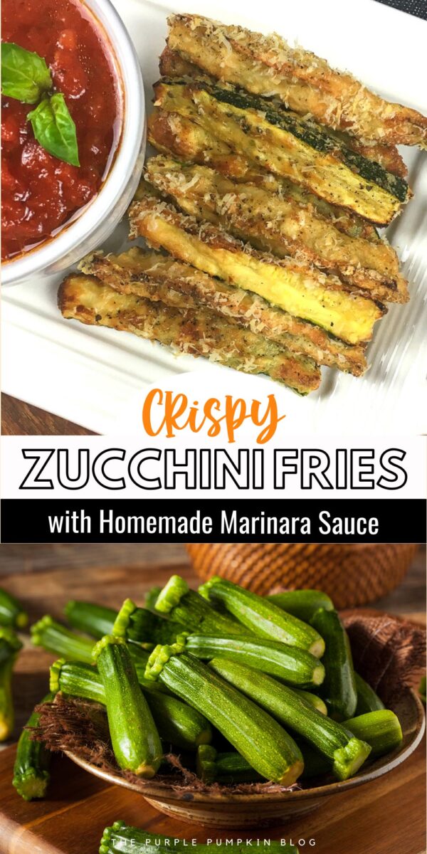 Crispy Zucchini Fries with Homemade Marinara Sauce