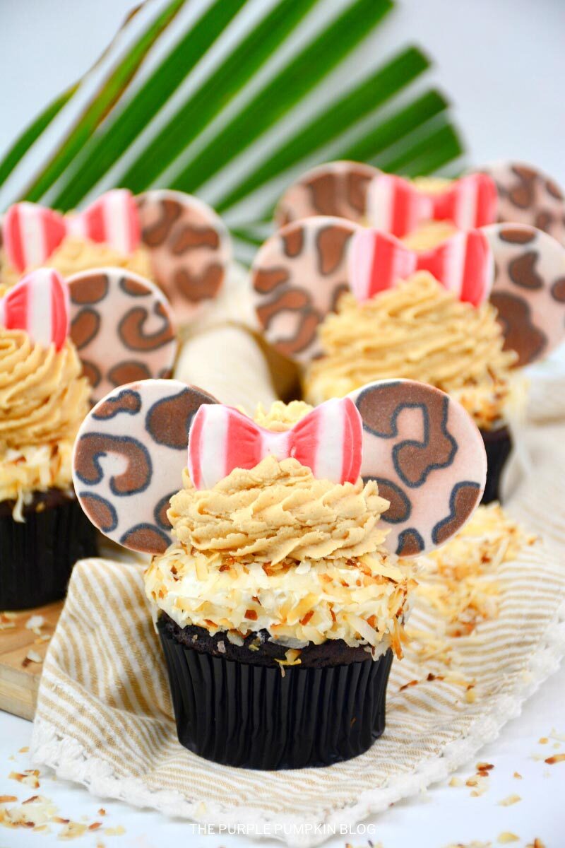 Disney's Jungle Cruise Mickey Ears Cupcakes