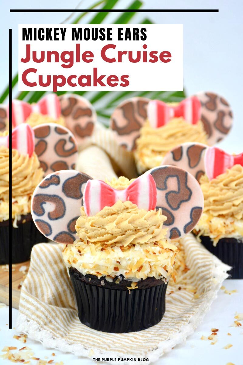 Mickey Mouse Ears Jungle Cruise Cupcakes