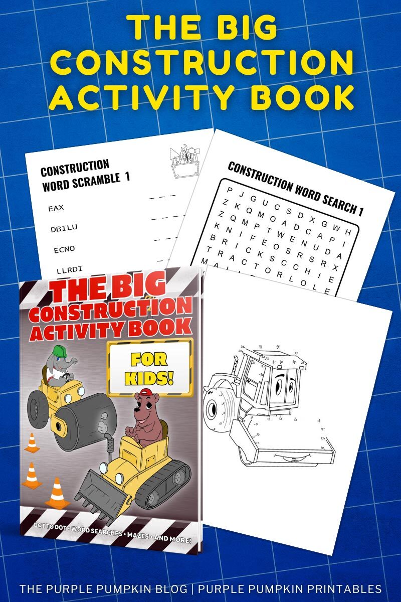 Printable Construction Activity Book