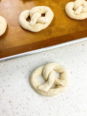 Shaping the Pretzel Dough