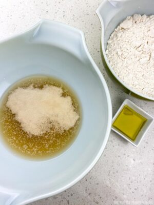 Step 2 - Yeast in bowl