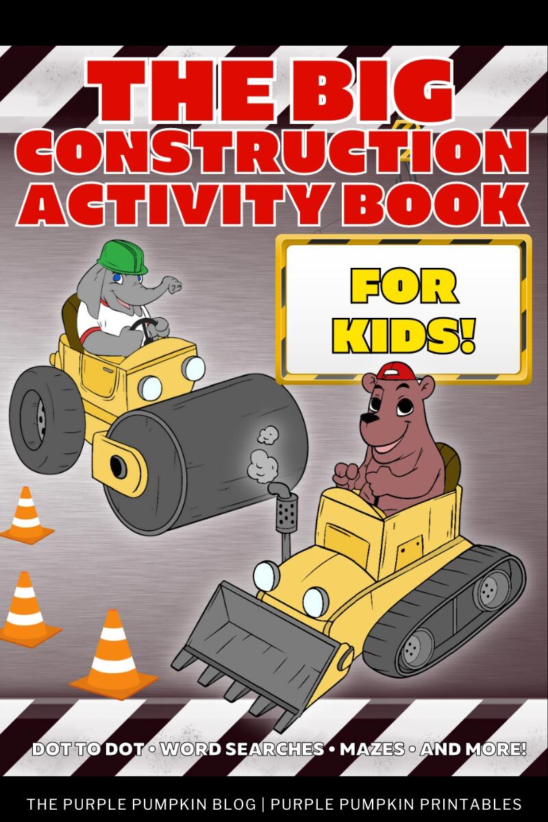 The Big Construction Activity Book For Kids