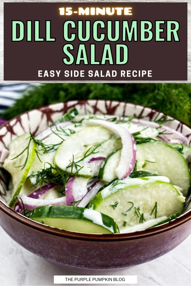 15 Minute Dill Cucumber Salad