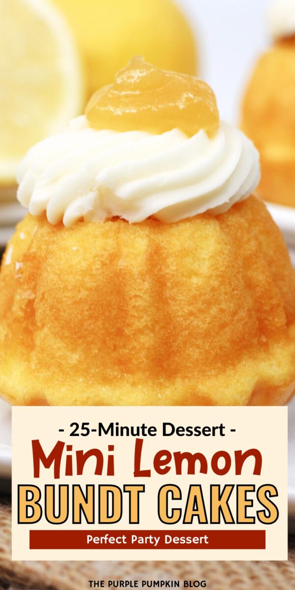 25-Minute Dessert - Mini Lemon Bundt Cakes
