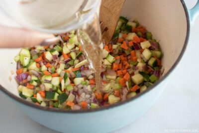 Adding Wine to Pot