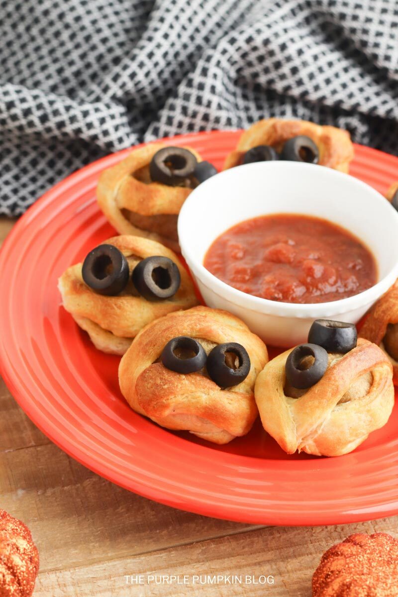 Air Fryer Mummy Meatballs Recipe - Halloween Appetizer