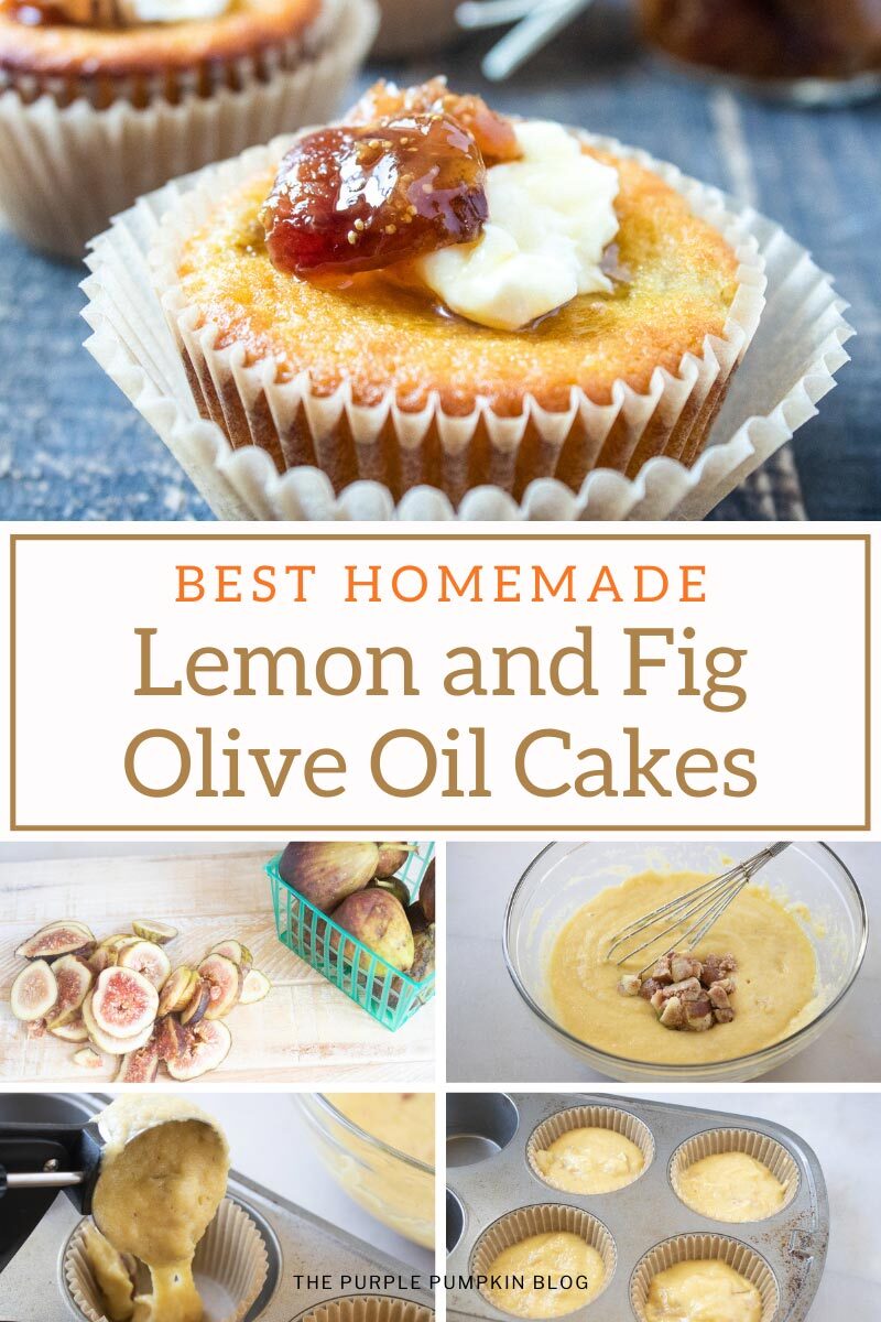 Best Homemade Lemon and Fig Olive Oil Cakes