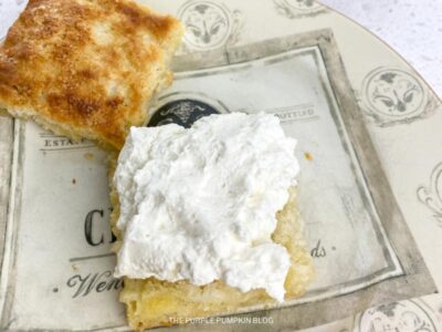 Bottom Biscuit Layer with Cream