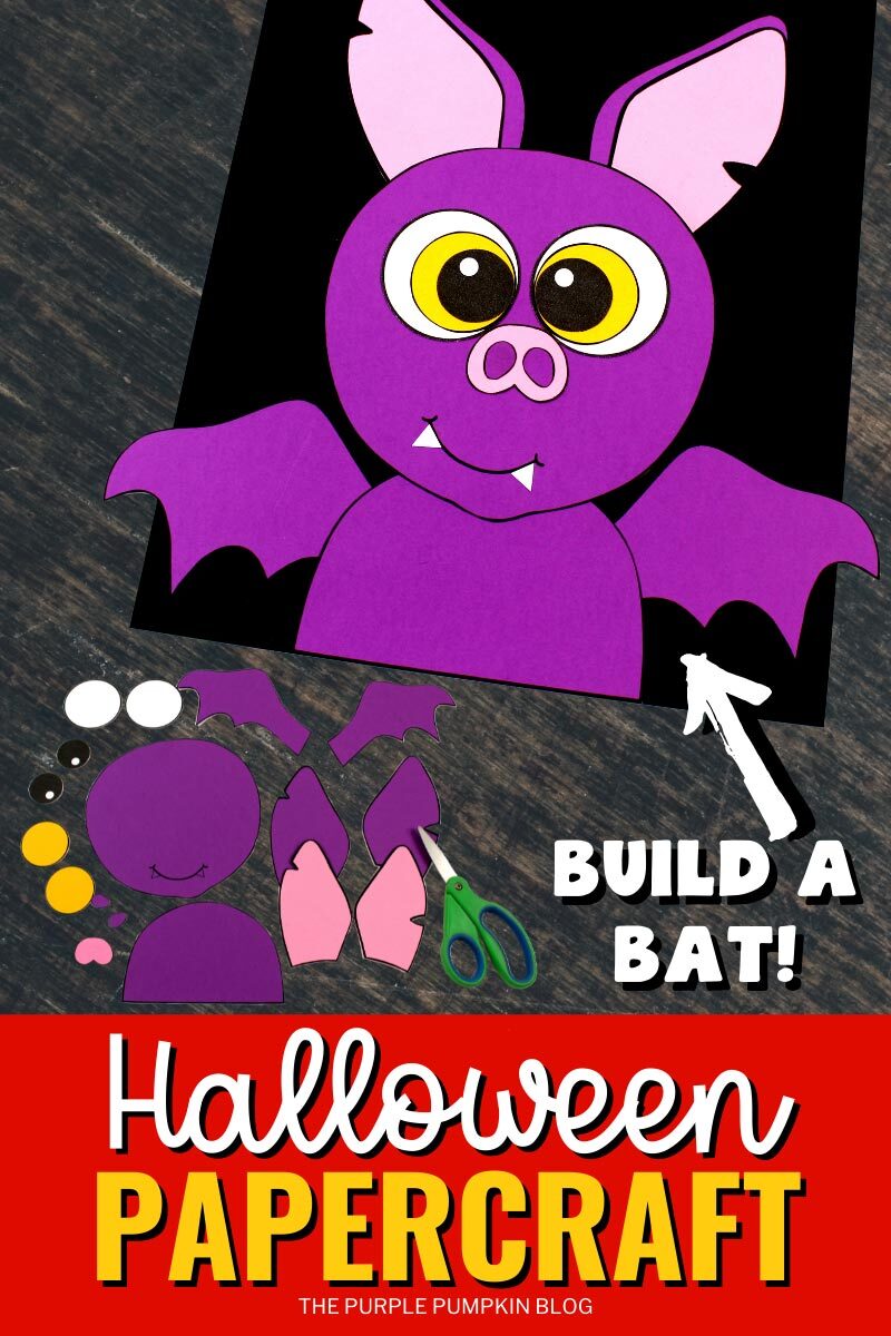 Build a Bat Halloween Papercraft