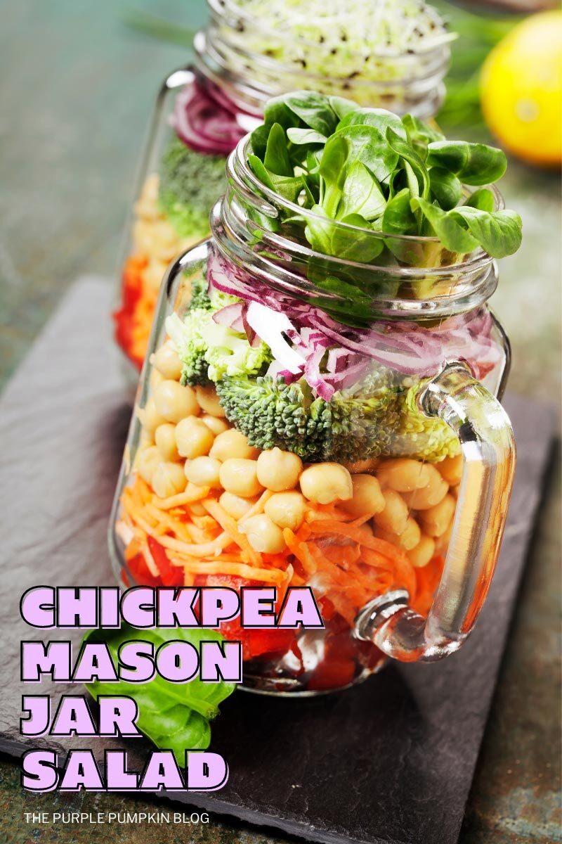 Chickpea Mason Jar Salad