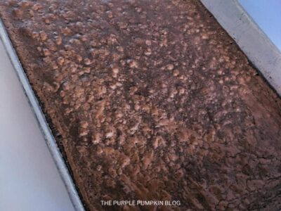 Cooked Pan of Brownies