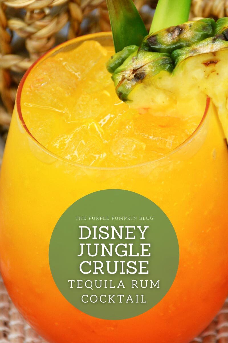 Disney Jungle Cruise Tequila Rum Cocktail
