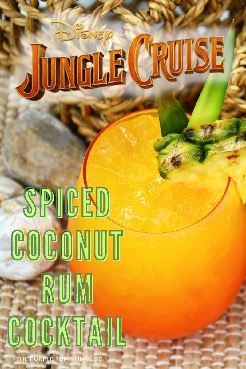 Disney's Jungle Cruise Spiced Coconut Rum Cocktail
