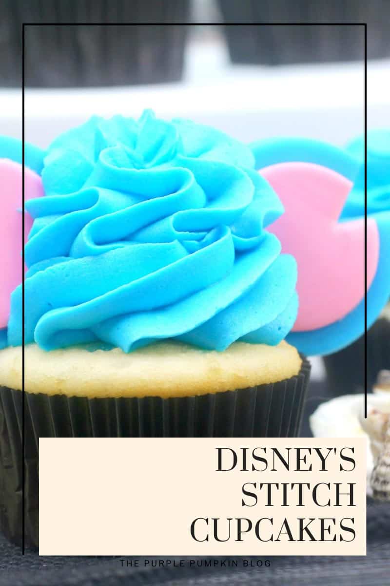 How To Make Disney Stitch Cupcakes (Boxed Cake Mix &