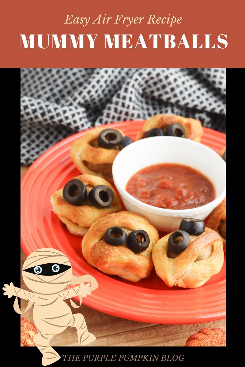 Easy Air Fryer Mummy Meatballs