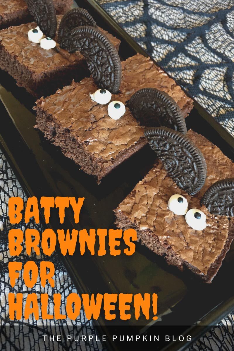 Easy Batty Brownies for Halloween