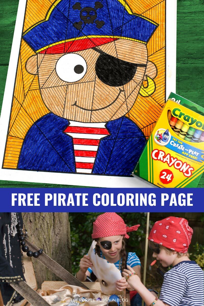 Free Pirate Coloring Page
