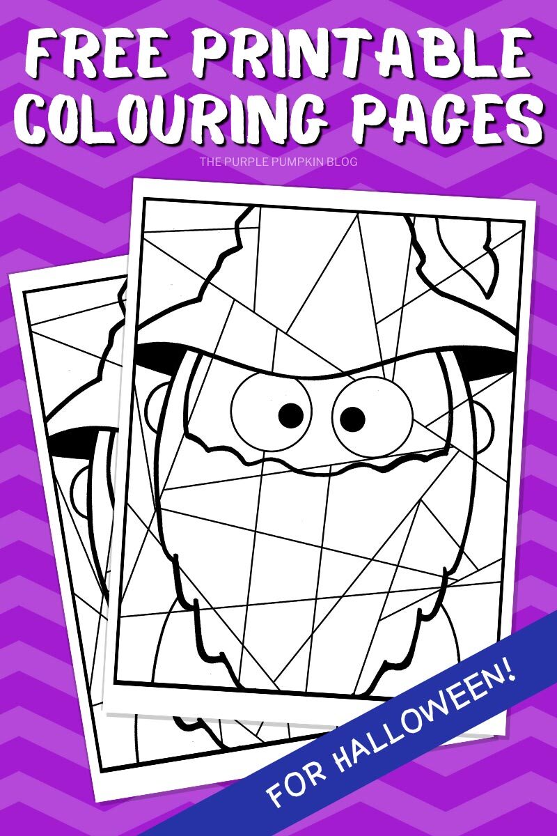 Free Printable Colouring Pages for Halloween