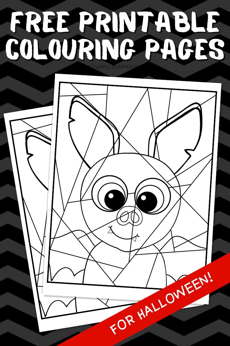 Free Printable Colouring Pages for Halloween