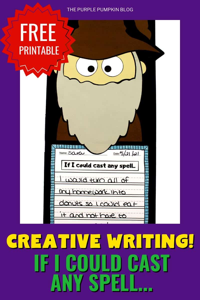Free Printable Creative Writing! If I Could Cast Any Spell
