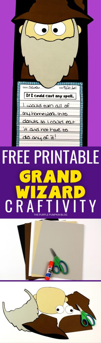 Free Printable Grand Wizard Craftivity