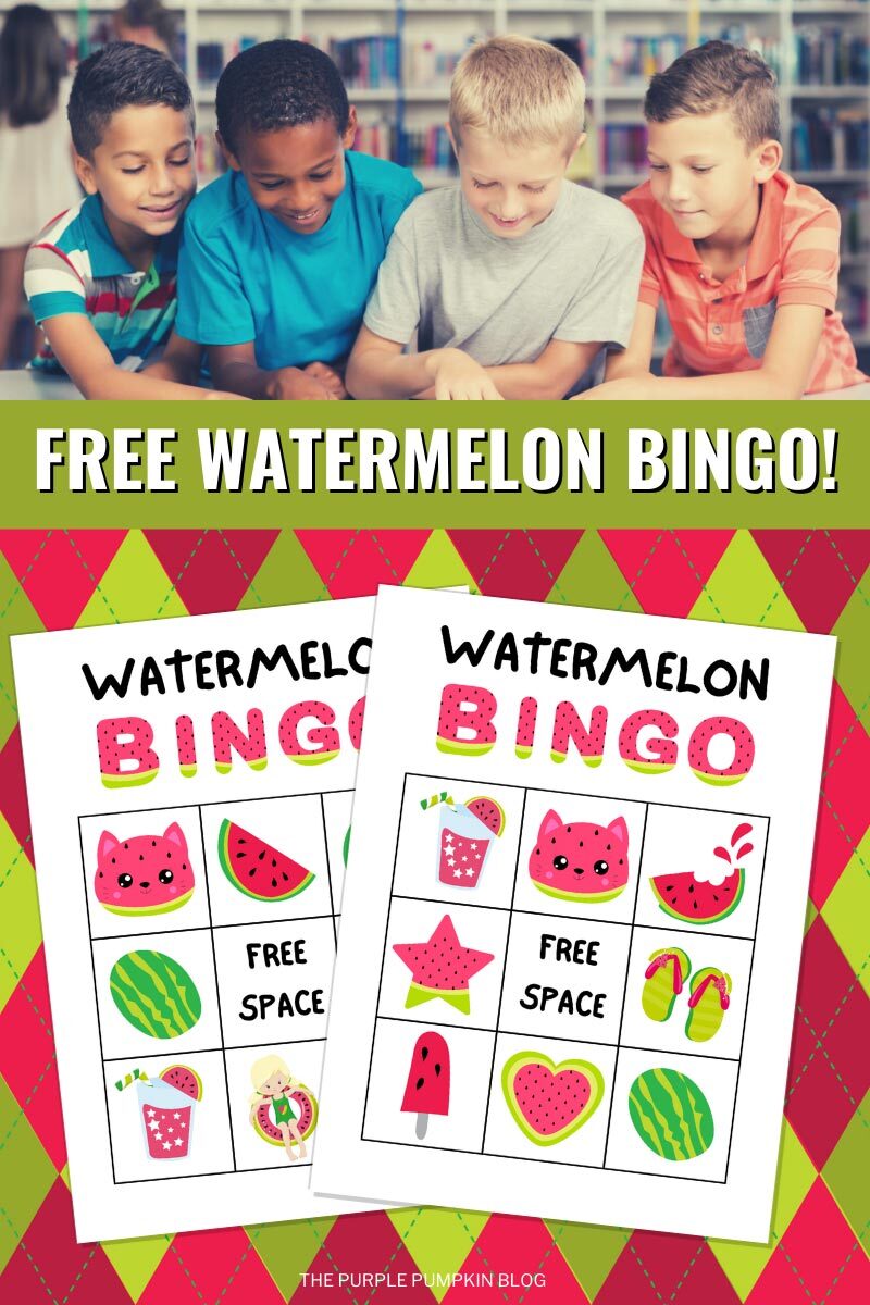 Free Watermelon Bingo Printable!