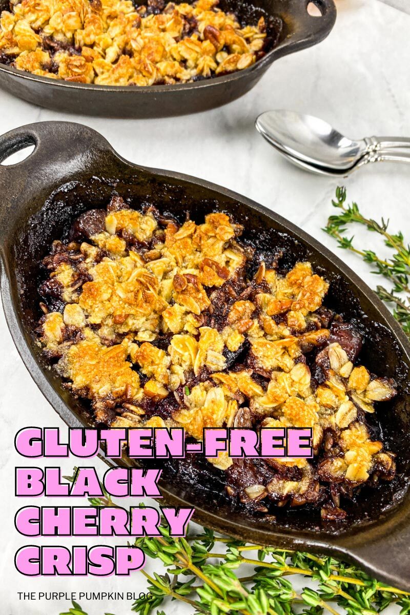 Gluten-Free Black Cherry Crisp