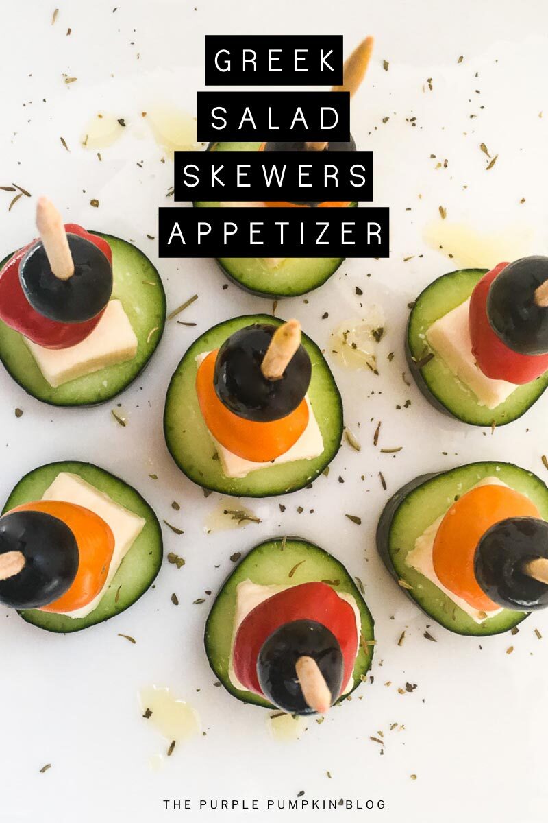 Greek Salad Skewers Appetizer Recipe