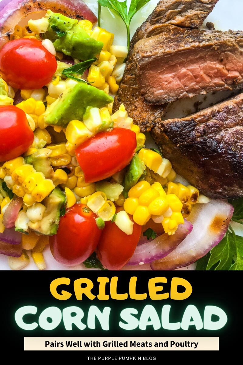 Grilled Corn Salad Side for Grilled Meats