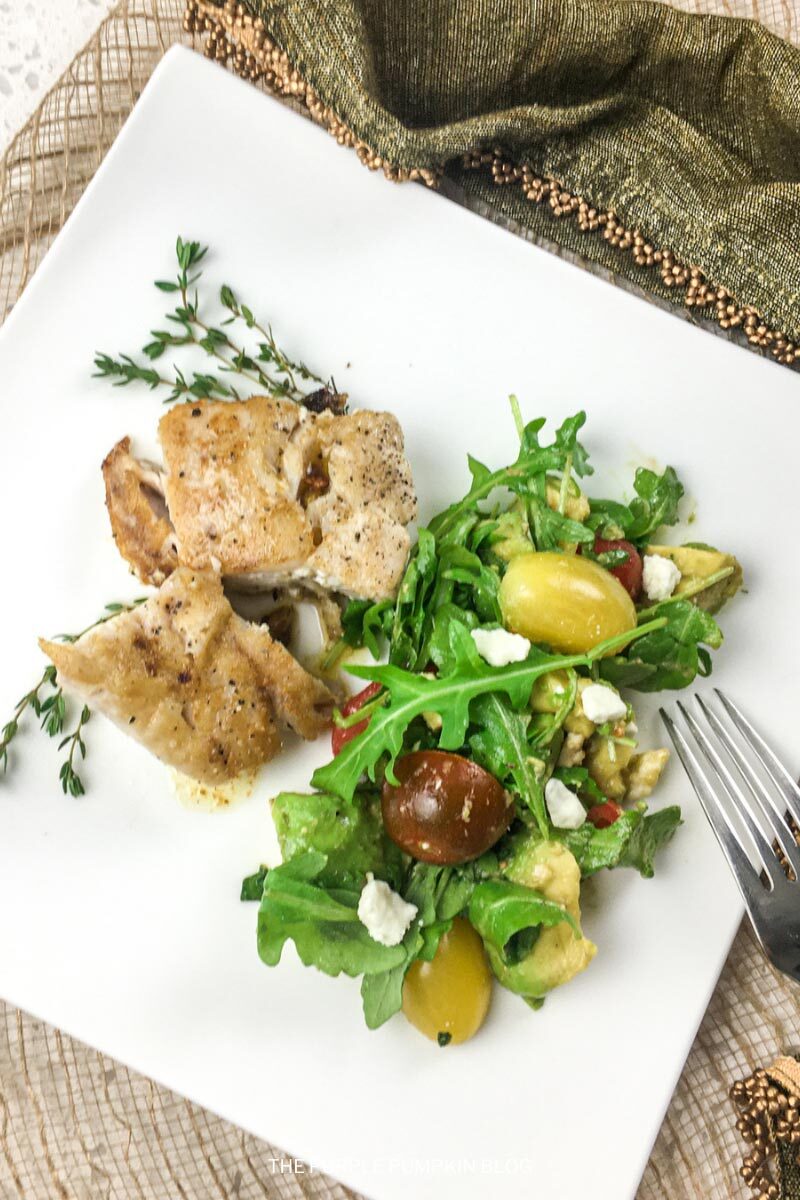 Grouper with Lemon-Thyme Butter Sauce Recipe