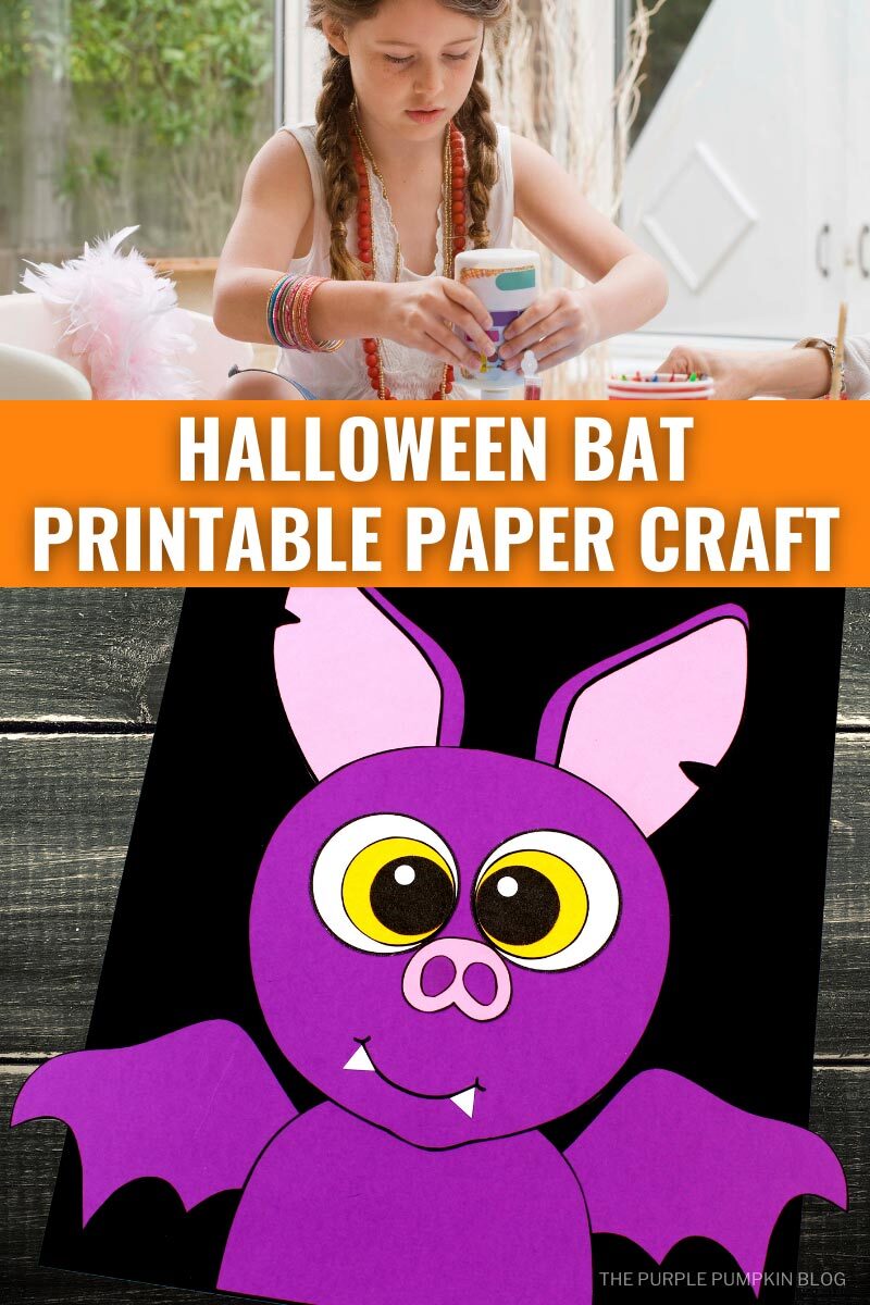 Halloween Bat Printable Paper Craft
