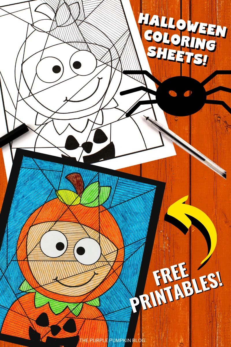 Halloween Coloring Sheets - Free Printables!