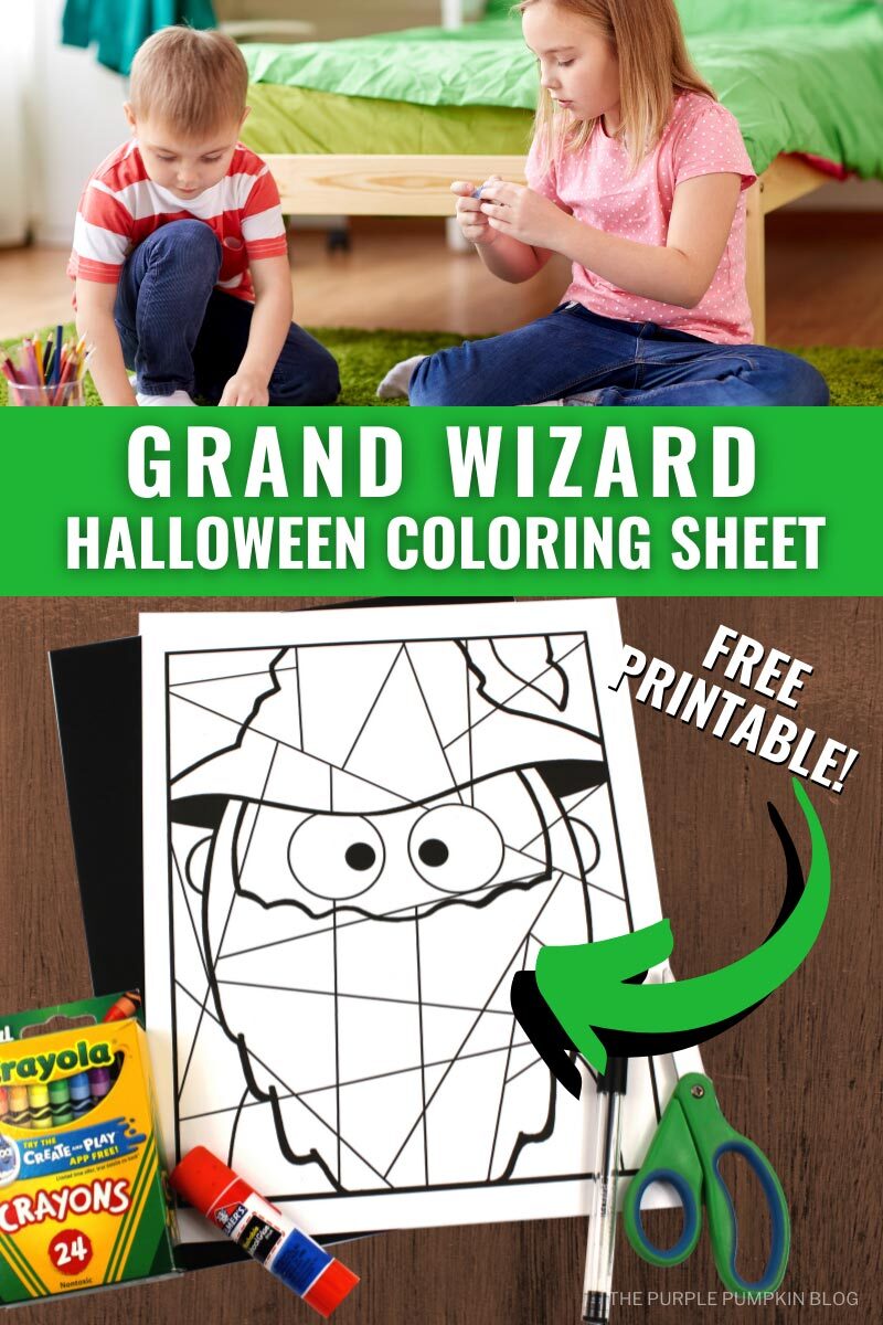 Halloween Coloring Sheets! Free Printables (Wizard!)