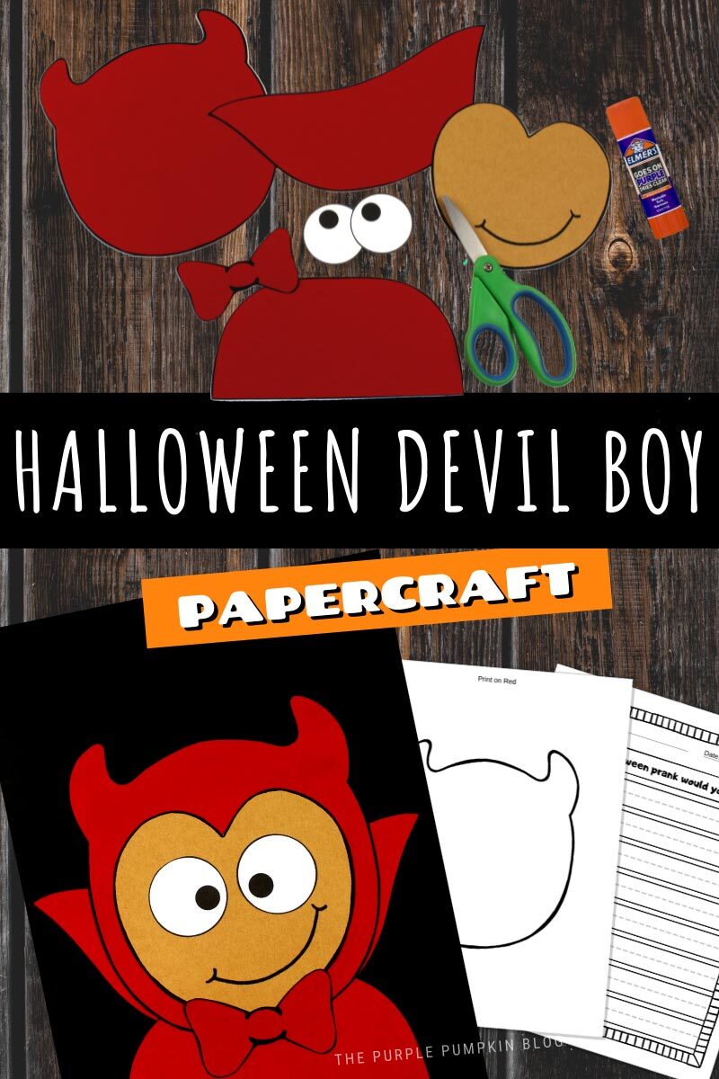 Halloween Devil Boy Papercraft