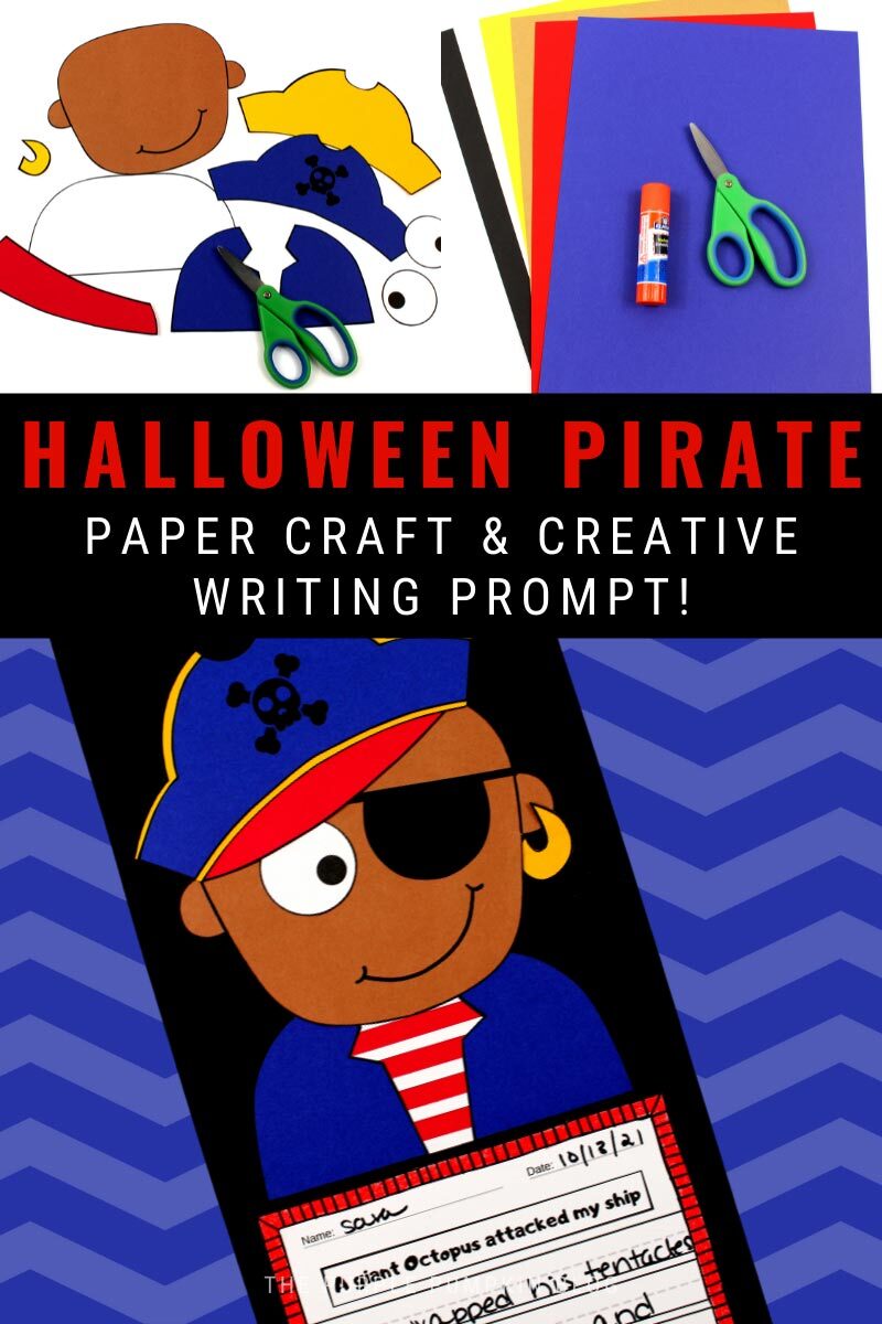 Halloween Pirate Paper Craft & Creative Writing Prompt