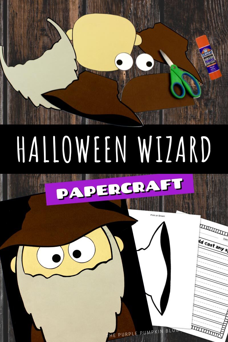 Halloween Wizard Papercraft