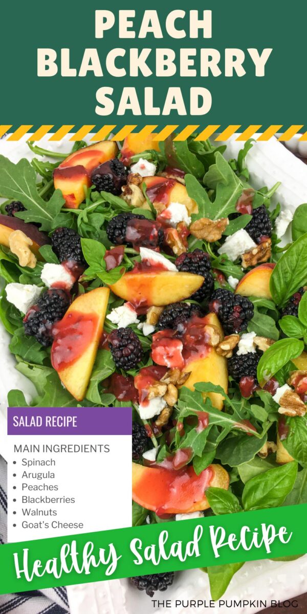 Healthy Peach Blackberry Salad Recipe