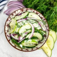 How To Make Dill Cucumber Salad