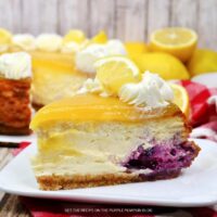 How To Make Lemon Blueberry Cheesecake