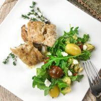 How To Make Seared Grouper with Lemon-Thyme Butter Sauce