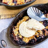 How To Make Warm Black Cherry Crisp