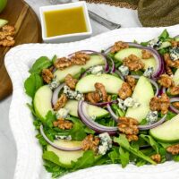 How to Make Apple Walnut Salad with White Balsamic Vinaigrette