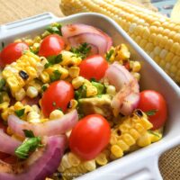 How to Make Grilled Corn & Cherry Tomato Salad