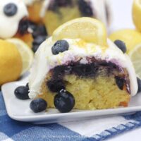 How to Make Lemon Blueberry Bundt Cake