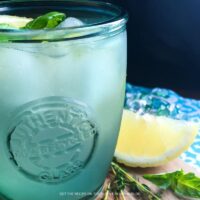 How to Make Lemon Herb Vodka Spritzers